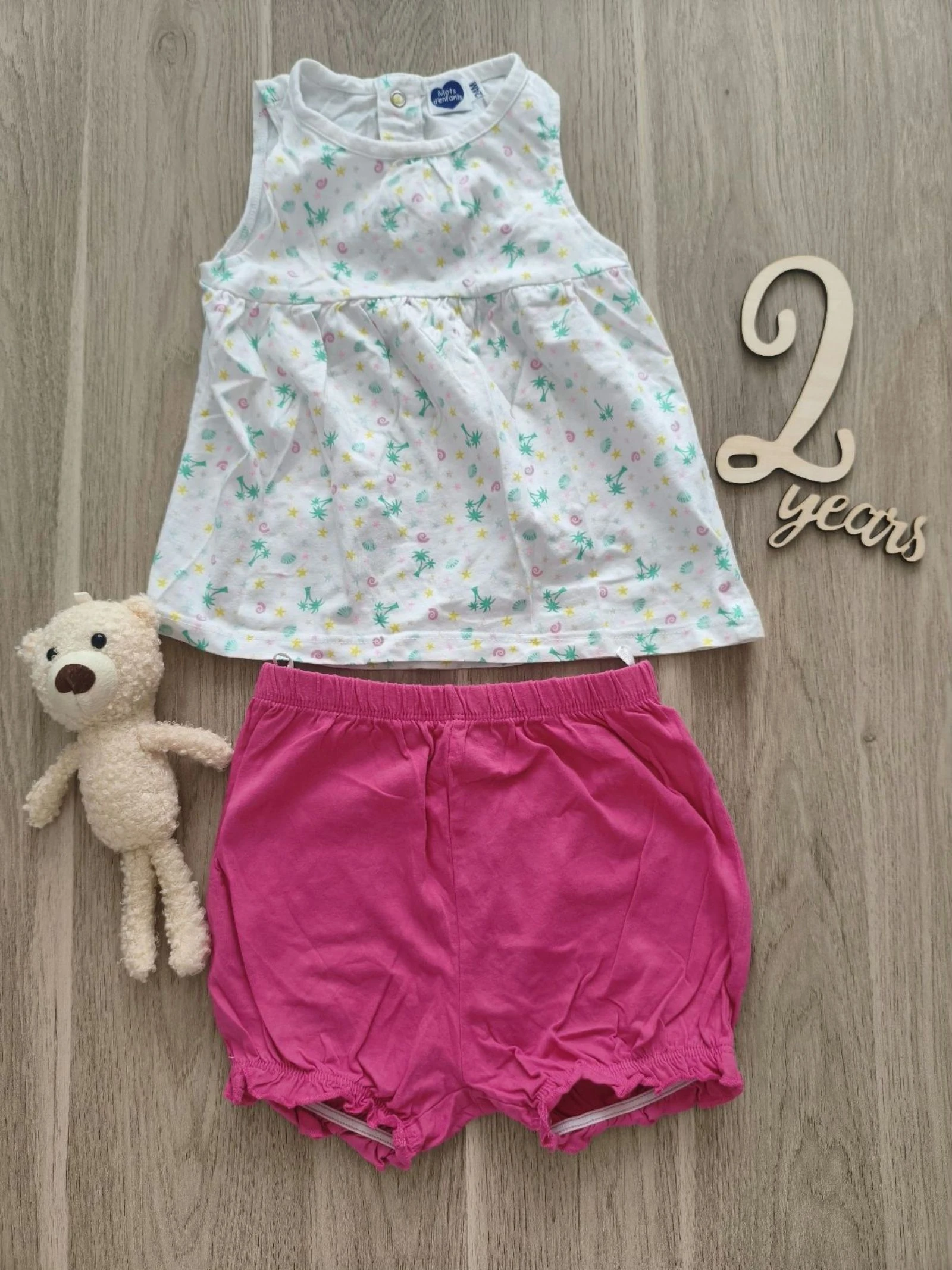 Short & débardeur 2 ans 